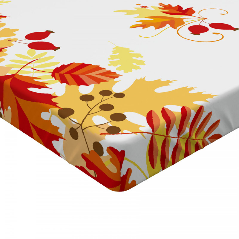 Microfiber Floral Fitted Sheet, Full Fitted Sheet