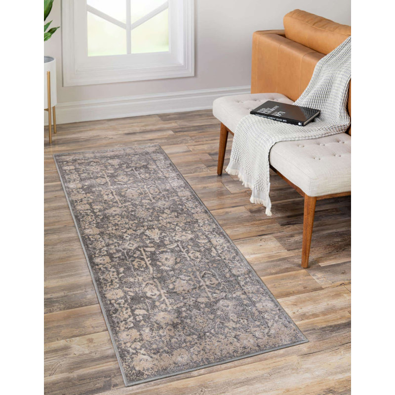Burrill Abstract Area Rug, Runner 2' x 8'