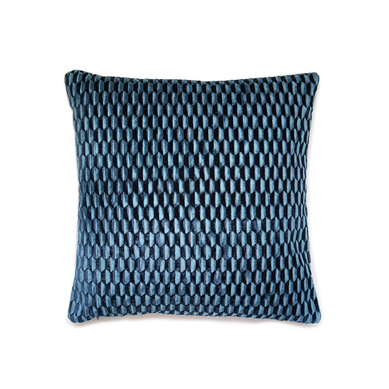 Botanica - Coussin en velours Sunshine Allegra, Saphir