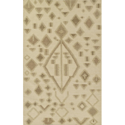 Bristol Geometric Area Rug in Beige/Brown