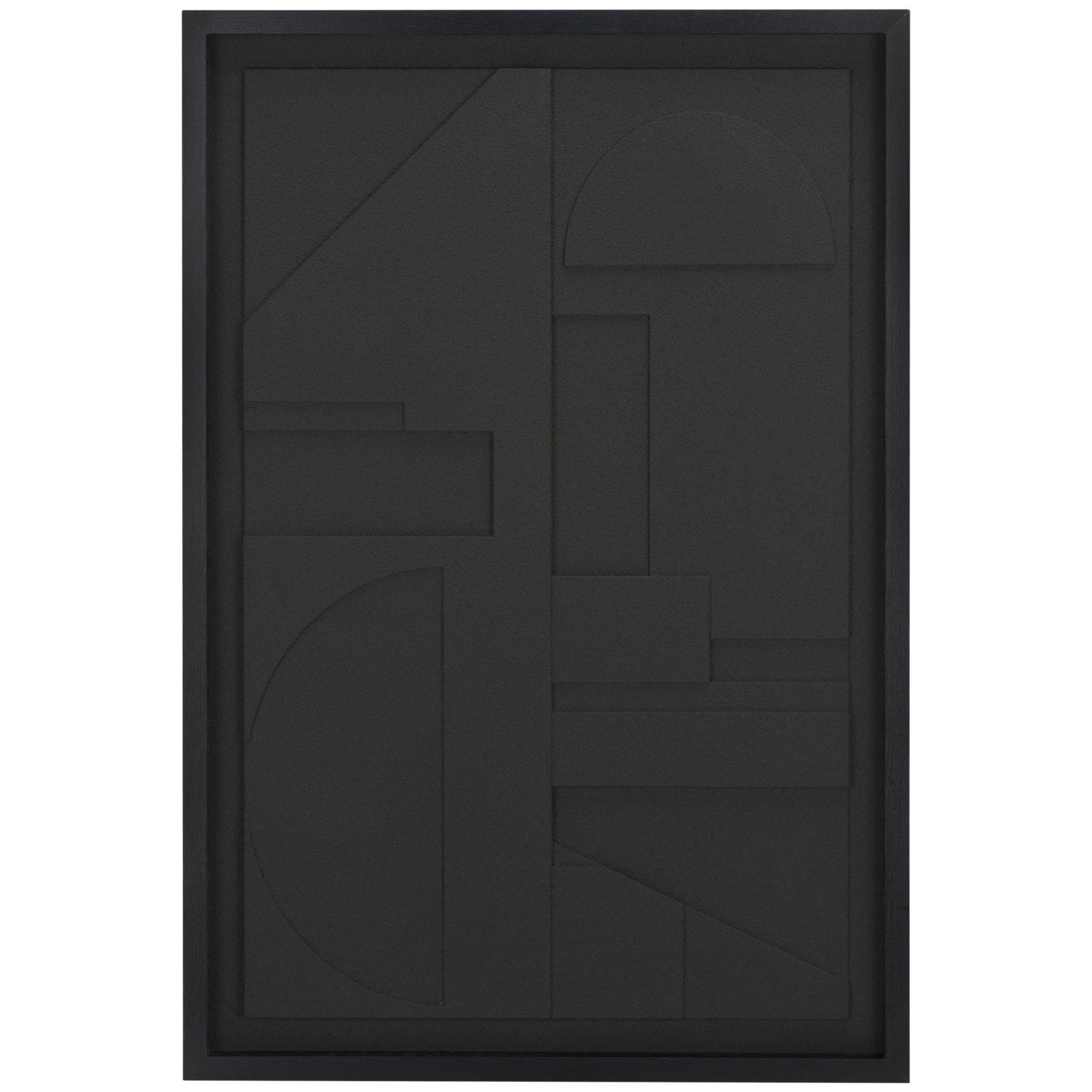 Nature's Edge Dimensional Art, Black