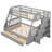 Twin-Over-Full Bunk Bed with Storage Drawers, Ladder & Stairs – Space-Saving, Durable Design for Kids & Teens-770350579