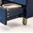 Ebony 24'' Blue Morden Free-standing Single Bathroom Vanity Set
