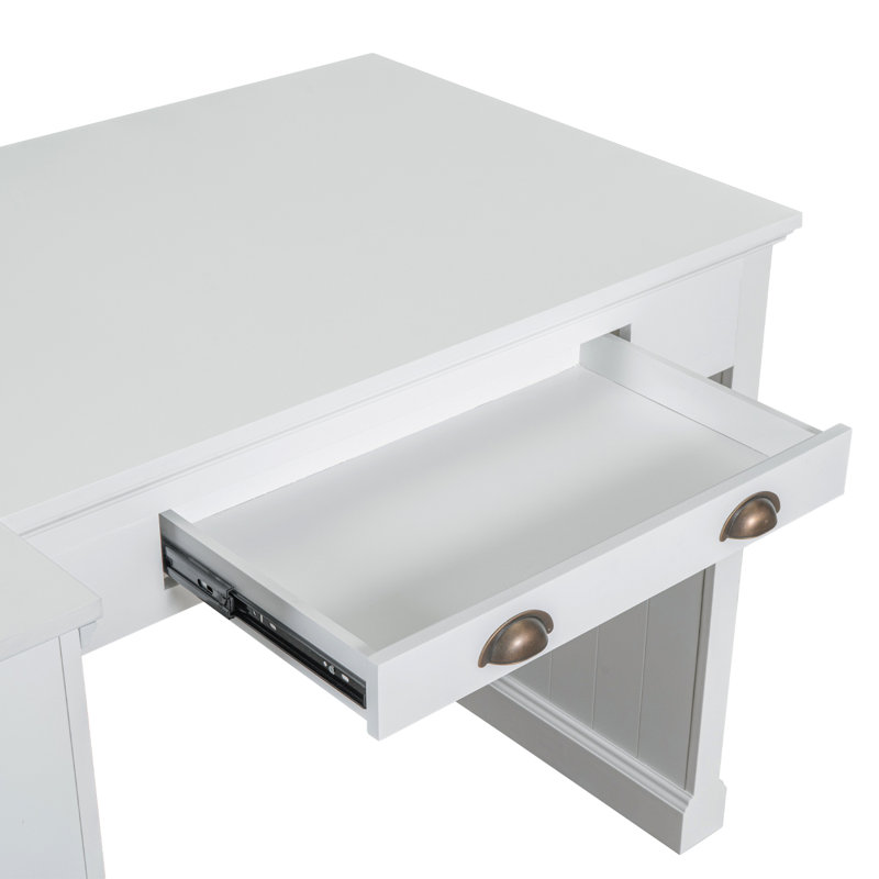 Bibliothèque de 83,4 po de hauteur avec bureau d'écriture, bibliothèque moderne avec bureau d'étude, poste de travail avec tablette de rangement, bibliothèque de rangement avec tablettes ouvertes et éclairage DEL