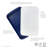 Tovolo Prep & Serve Large Marinade Tray Set With White Tray And Stratus Blue Base - Large