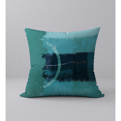 Abstract Reversible Throw Pillow