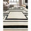 Geometric Area Rug in Black/Ivory-220804215