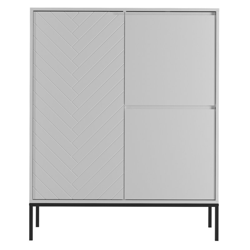 Annyka Square Accent Chest, White