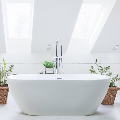 Matina 1700mm x 800mm Soaking Acrylic Bathtub