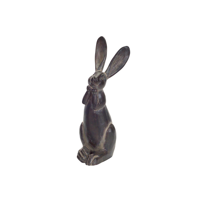 2 Piece Hawkinsville Rabbit Figurine Set