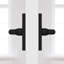 Satin Black Dummy Door Lever