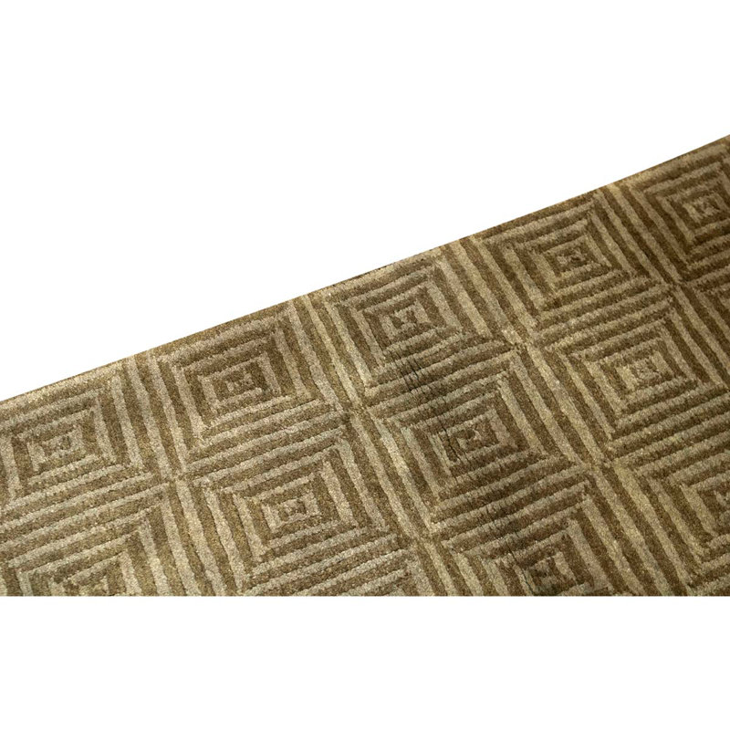 Hand Woven Wool Geometric Area Rug