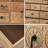 Retro solid wood carved drawer accent chest