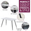 Hinshaw Metal Base Dining Table-1088988680