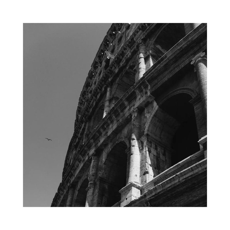 Roman Coliseum by Bethany Young - Print on Canvas, 45.72cm H x 45.72cm W x 3.81cm D, Wrapped Canvas