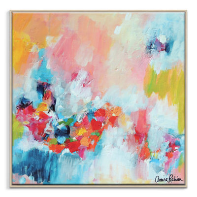 Chasing Waterfalls by Amira Rahim - Painting on Canvas