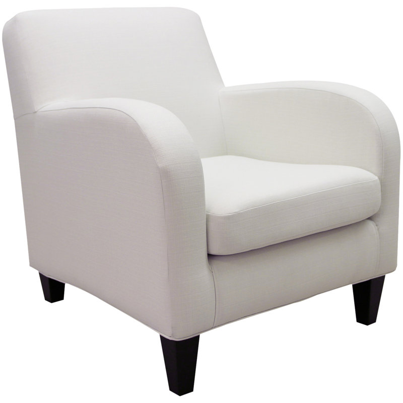 Fauteuil en polyester 30,5 po Paddington, Neige
