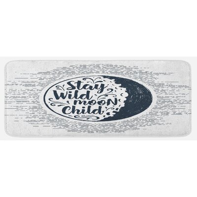 Stay Wild Moon Child Kitchen Mat -  East Urban Home, 2A6915EB2BB940B1BE47294965328556