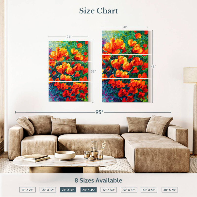 Coquelicots Harnek, Californie, orange