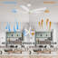 Ventilateur de plafond standard intelligent à 5 pales Gatha avec télécommande et ensemble d'éclairage inclus-581072876-581072868-581072864