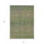 Tapis extérieur lavable rayé vert 10 pi x 14 pi