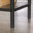 L-Shaped Metal Base Executive Desk