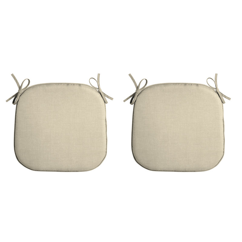 Coussin de siège intérieur / extérieur en mousse Arden, 17 x 16, Bleu saphir