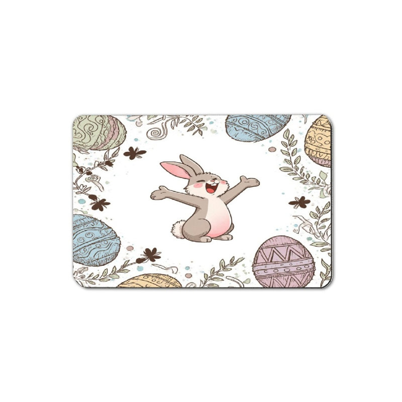 Happy Easter Bunny Bath Mat, 16 x 24 inch