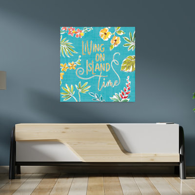 Art abstrait tropical, oasis de palmier hibiscus tropical