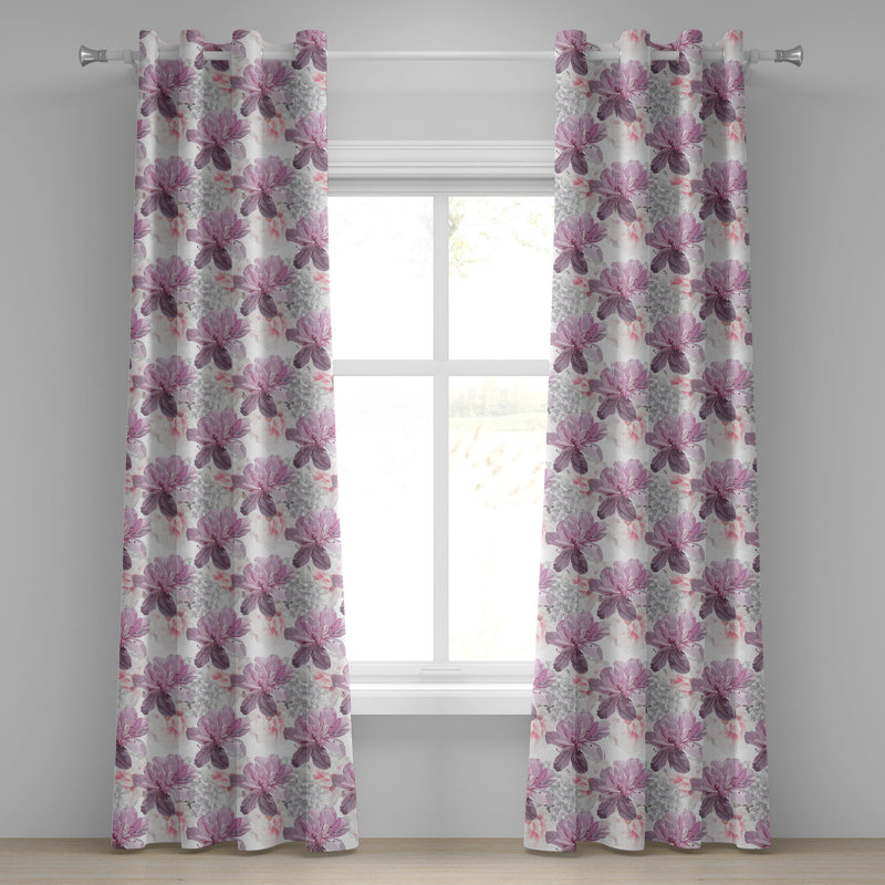 Semi Sheer Curtain Pair