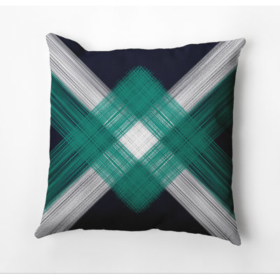 String Art Outdoor Square Pillow Cover & Insert