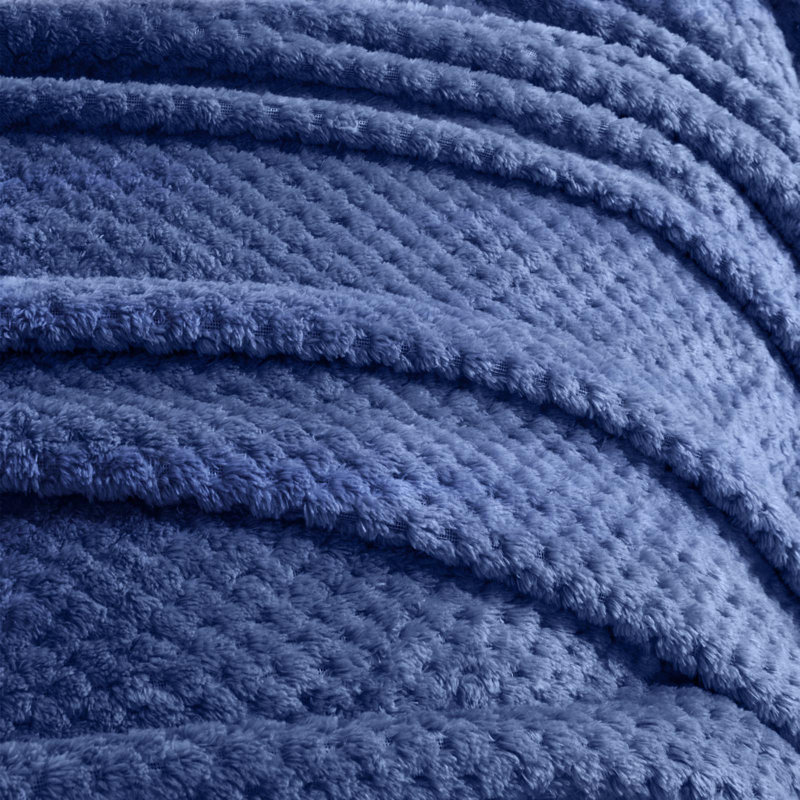 Kimran Throw Blanket, Navy, W200 x L240cm