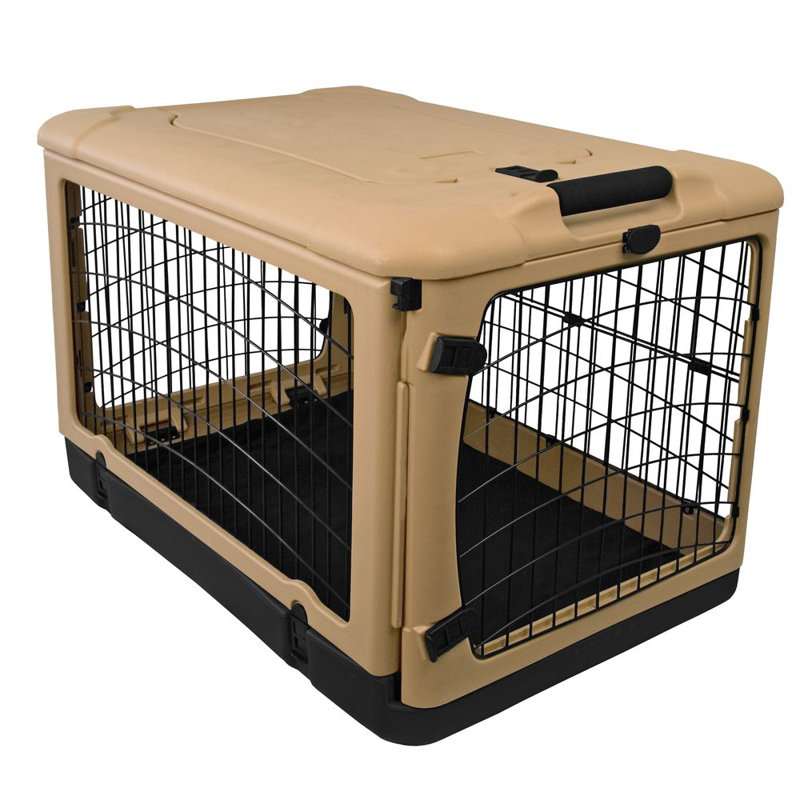 Cage pour animal Deluxe, Grand (H 28 po x l 28 po x P 42 po), Sauge
