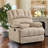 Harvey 40" Wide Oversize Upholstery Manual Recliner-233571077