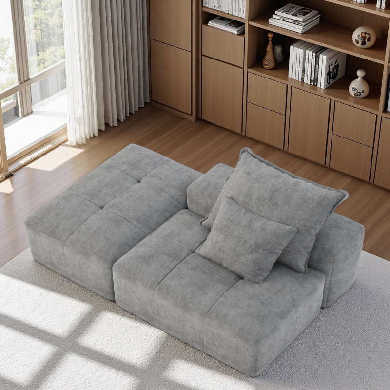 Canapé modulaire surdimensionné Modern, Gris