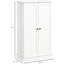 Armoire de rangement pour garde-manger à 5 tablettes avec 12 épices - Pots de rangement, casseroles, plats, livres de cuisine et pots