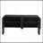 63-Inch Wave-Pattern Console Table With 4 Doors And Adjustable Shelf,Curved Design Sofa Table Behind Couch,Rustic Narrow Entryway Table For Living Room, Foyer And Hallway-1511118802