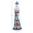 Cano Wood Light House Decorative White Sculpture with Netting