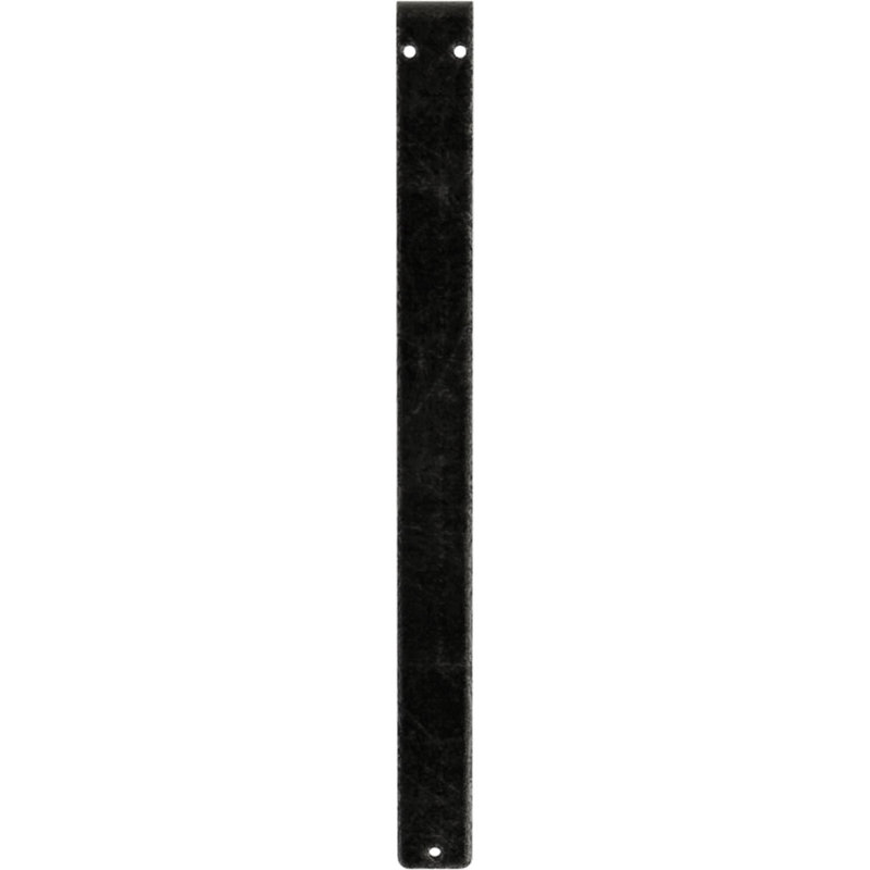 Support en fer forgé Versailles, Étain antique, H 15 po x l 1,5 po x p 12 po