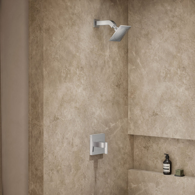 Loure Tub and Shower Faucet, Polished Chrome