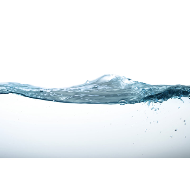 Abstract Blue Water by Da-Kuk - Wrapped Canvas Print, 61cm H x 91cm W x 3.8cm D