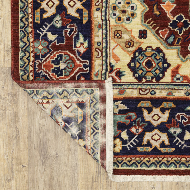 Oaklynn Performance Oriental Indoor Rug, Rectangle 3'3" x 5'