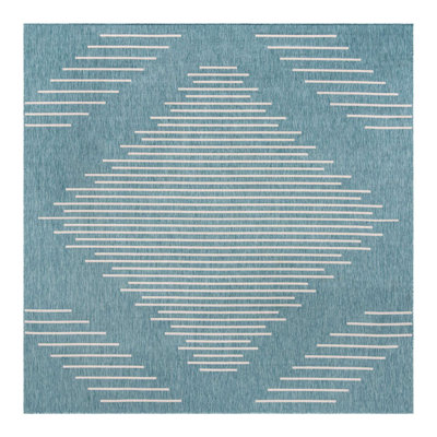 Striped Indoor / Outdoor Rug