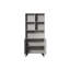 Carved 200cm H x 90cm W Wood Book Cabinet Bookcase