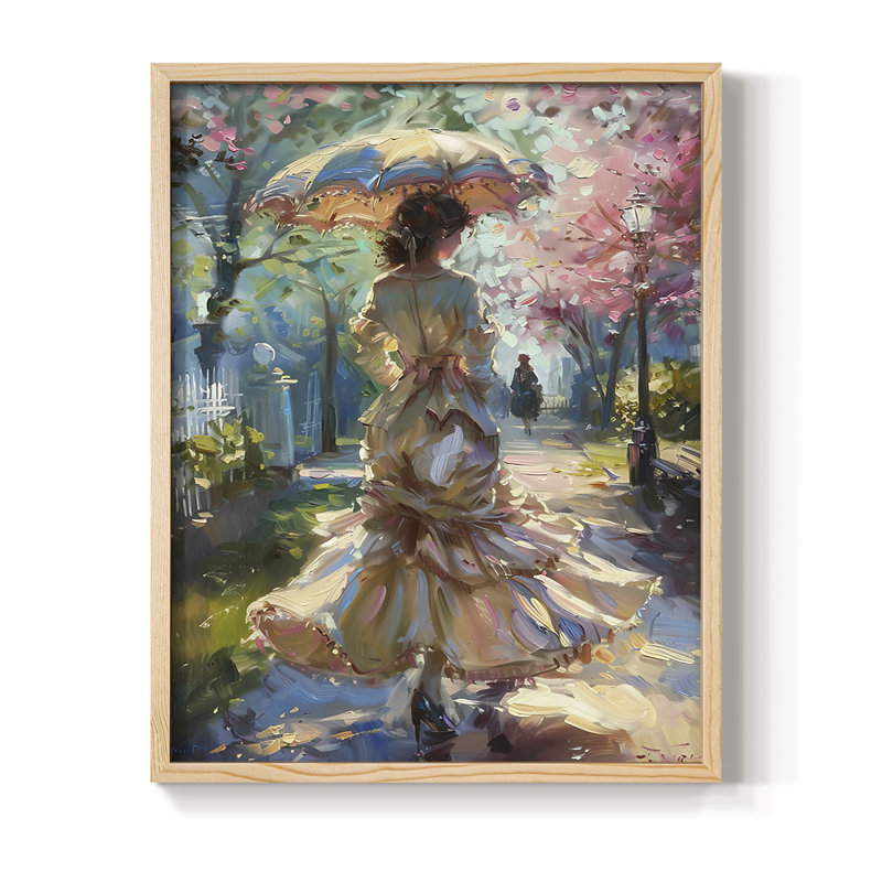 Reproduction encadrée WOMEN Series DCL XXVI - bois massif, Naturel, H 11 po x l 9 po