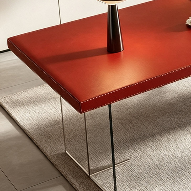 bureau rectangulaire moderne et simple, 29.53" H x 62.99" W x 31.5" D