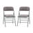 Kenidie Fabric Padded Stackable Folding Chair Folding Chair Set-1556865553