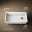 Billings 32-1/2 In. Undermount Single-Bowl Workstation Kitchen Sink-2092522658