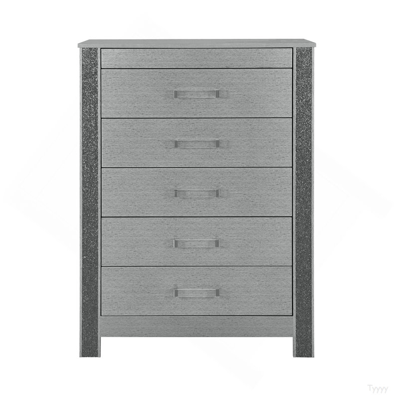Commode argent Lorenzo