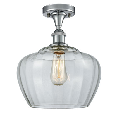 Renee Glass Semi Flush Mount